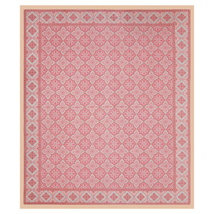 Heritage <b>King</b> Size Jaipuri Cotton Bedsheet Pink Ethnic Print Bedding Set for Home Hotel and Resort Use - Product Image 5