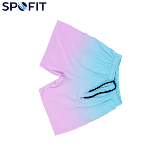 Shorts de pêche personnalisés OEM pour hommes, séchage rapide, respirants, en polyester, imprimés par sublimation, pour l'été, activités de plein air, couleurs dégradées - Product Image 2
