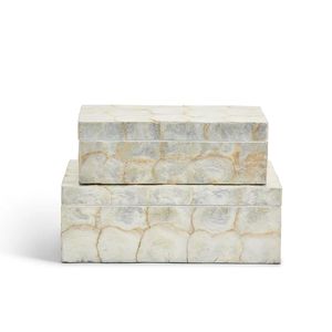 Cajas Rectangulares Artísticas de Nácar que Ofrecen Almacenamiento Funcional con un Atractivo Decorativo para el Hogar - Product Image 6