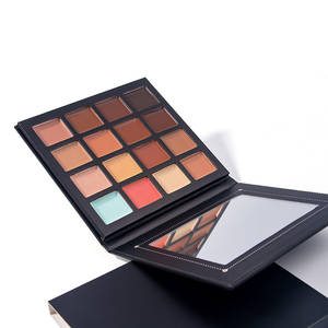 Palette de correcteur de teint crème 16 couleurs, couvrance totale, longue tenue, avec miroir, pour correction de couleur et contouring - Product Image 2