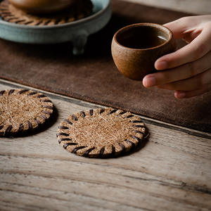Sous-verres en fibre de coco naturelle en gros - Élégants et durables - Fabriqués au Vietnam - Product Image 2