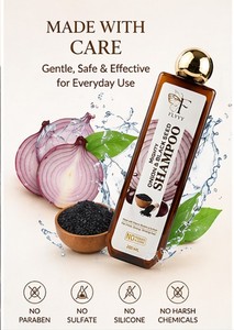 Shampooing Liquide Anti-Chute, Anti-Frisottis, Anti-Pelliculaire à l'Extrait d'Oignon et de Nigelle pour la Croissance Capillaire et le Traitement Nourrissant du Cuir Chevelu et des Racines - Product Image 6
