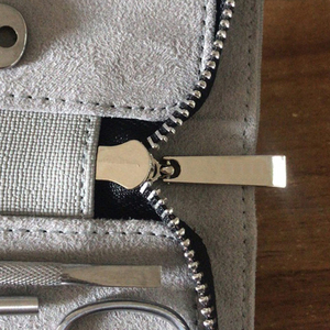 8pcs High Quality Manicure Set With Sharp Blades <b>Nail</b> Clipper Scissor for Baby Infant Foot Grooming Comes Leather Zipper Case - Product Image 6