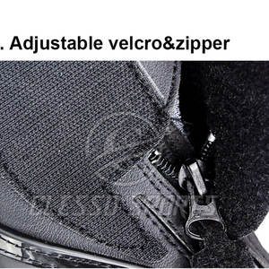 Chaussures en cuir pour moto pour hommes, antidérapantes, imperméables, bottes de moto, chaussures de moto en cuir imperméables pour hommes - Product Image 6
