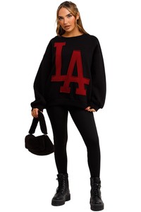 Sudaderas de Lujo para Mujer con Apliques de Letras, Cuello Redondo, Estilo Urbano Oversize, Marca Privada, Fabricante de Sudaderas con Capucha 100% Algodón Felpa - Product Image 3