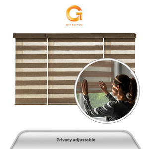 Persianas Zebra Monobrown Marrón Claro ZB91142 168x183cm, las Más Vendidas en Malasia, para Hogar y Oficina, B2B, OEM, Mejor Proveedor, Marca de Alta Calidad - Product Image 3