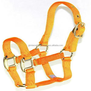 Collar ajustable de nailon con cuello Halter Para Caballo, cadena y cuello Halter con varias opciones de colores, hebilla y anillo de acero inoxidable - Product Image 5