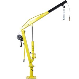 1000 lb. Grúa hidráulica de gran capacidad para camioneta con cabrestante manual y grúa de pluma para plataforma de camión - Product Image 5