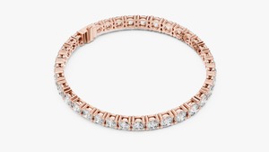 Excellent Quality Premium Diamond Tennis <b>Bracelet</b> Beautiful Jewelry for Engagement Wedding Party Available For Sale - Product Image 3