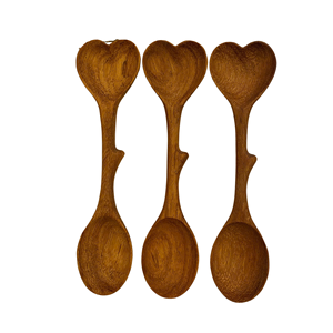 Cuchara de Té de Madera, Diseño Vintage, Mango Largo, Duradera, Ecológica, Chapada en Oro, Pulido Espejo, Capacidad de 10 ml, Utensilio de Cocina - Product Image 3