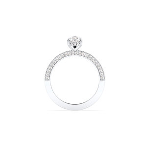 Anillo de compromiso solitario REYES personalizado con moissanita de corte pera de 1.2 quilates para mujer, plata de ley 925, joyería hip hop. - Product Image 6