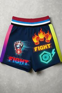 Shorts de boxe en tissu polyester, vêtements de sport, impression personnalisée, sublimation, broderie de logo, respirant, taille personnalisée - Product Image 6