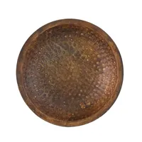 Bol en bois d'acacia léger fait main, design moderne et luxueux, écologique, passe au lave-vaisselle, non revêtu, pour servir des aliments et des collations