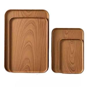 Plateau alimentaire en bois personnalisable ODM avec couvercle, plateau en bois professionnel pour la restauration - Product Image 6