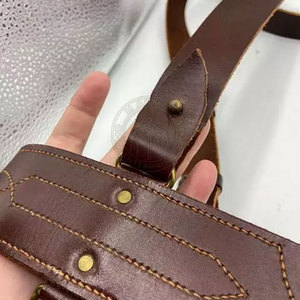 Cinturón Clásico Casual de Cuero Vacuno Estilo Sam Browne con Hebilla de Acero Resistente, Ecológico y Personalizable para Ropa Tradicional - Product Image 4