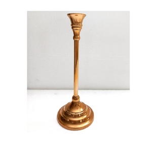 Decorative candle stand made from metal with durable body smooth surface and stable support for <b>table</b> and shelf use - Product Image 2