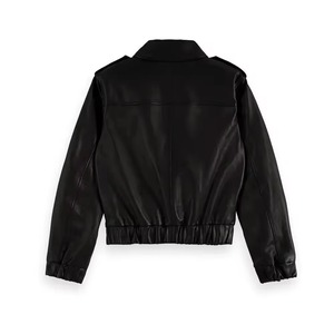 Wholesale Custom Women's Western <b>Long</b> Sleeve <b>Leather</b> <b>Jacket</b> Plus Size Fashion Accessory OEM Bulk Premium Quality Durable - Product Image 6