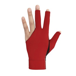 Snooker Gloves For Professional Players Smooth Cue Control Gloves Anti <b>Slip</b> Gloves Comfortable Fit Three Finger Gloves Pool Game - Product Image 5
