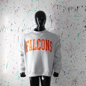 Sudadera FALCONS con cuello simulado, 450 GSM, nombre personalizado, bordado en aplique, corte holgado, 100% algodón, felpa francesa. - Product Image 5