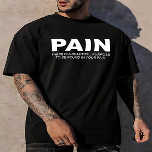 Camisetas de Alta Calidad para Hombre, 100% Algodón, Talla Grande, Reflectantes, Sin Marca, Personalizadas, Brillantes - Product Image 3