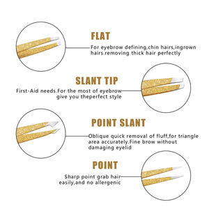 Pinzas Profesionales para Pestañas de Acero Inoxidable Hechas a Medida, Duraderas, de 10 mm, con Punta Suave de Alta Calidad, Herramienta para Salón de Belleza - Product Image 3