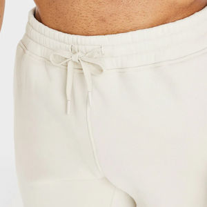 Shorts de sport décontractés pour hommes, 100% coton, design personnalisé, taille élastique, respirant, séchage rapide, toile double couche - Product Image 2