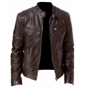 Custom Real Leather Jacket Men Genuine Lambskin Biker <b>Coat</b> Motorcycle Riding Outerwear Winter Warm Bomber Streetwear Clothes - Product Image 3