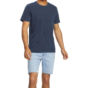 T-shirt d'été en coton doux pour homme, respirant, décontracté, à manches courtes, pour un style de vie quotidien et un confort en plein air - Product Image 5