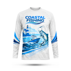 Full Sublimation Breathable 100% Polyester for Men High Quality Custom Anti-UV Anti-Bacterial Long Sleeve Quick Dry Winter - Product Image 6