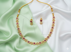 ชุดสร้อยคอโบราณสไตล์วินเทจ ดีไซน์เนอร์เครื่องประดับชาติพันธุ์ ชิ้นงานโดดเด่นสำหรับงานแต่งงาน งานเทศกาล และงานวัฒนธรรม - Product Image 4