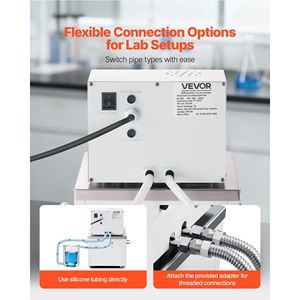 Bagno Termostatico a Olio Circolante da Laboratorio ad Alta Temperatura 6 L, 100 Celsius/212 Fahrenheit, Dispositivo Termostatico CE 0.05 - Product Image 6