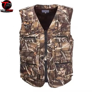 Chaleco Utilitario para Hombre, Cuello en V, Cierre Completo, Múltiples Bolsillos con Cremallera, para Caza, Pesca, Viajes, Ligero, Transpirable, Sin Mangas - Product Image 1