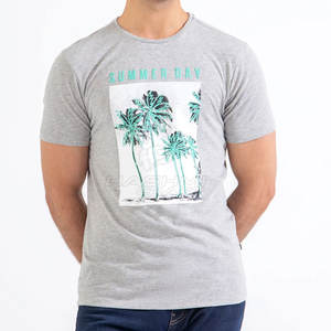 Camiseta Estampada para Hombre, Cómoda para Uso Diario Informal, Tela de Algodón Ligera, Estilo Holgado, Moda Moderna - Product Image 5