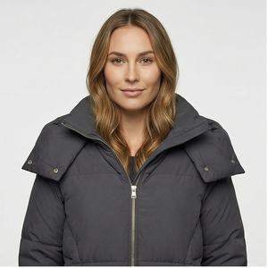 2025 nueva chaqueta acolchada de invierno transpirable para mujer, ropa acolchada de algodón con capucha cálida, chaquetas de invierno delgadas, abrigos para mujer, plumón de pato - Product Image 1