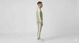 Windbreaker Tracksuit Wholesale Men's Casual Elastic Waist Set Hot Selling Street <b>Wind</b> <b>Breaker</b> Men's Tracksuit Custom Panel - Product Image 3