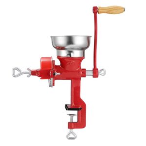 Molino manual de hierro fundido de alta resistencia para moler trigo y granos, con tolva baja, abrazadera de mesa estable y manivela para maíz - Product Image 1