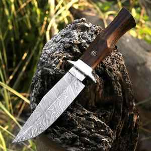 Custom Premium Wholesale Damascus <b>Steel</b> Hunting Skinning Knife Stage Handle Camping Survival Bushcraft High Quality with Sheath - Product Image 3