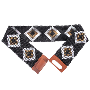 Top-Rated Luxury Handmade Comfortable Fashion Women's <b>Elastic</b> Stretchable Casual <b>Belt</b> Dress Waist Accessary Chain Beaded <b>Belt</b> - Product Image 1