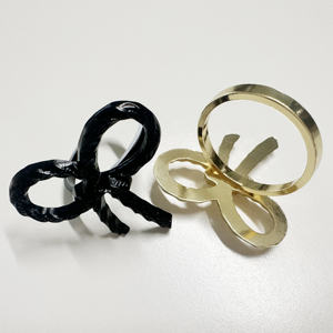 Ensemble de porte-serviettes en métal de luxe, élégants et réutilisables, accessoires de table pour hôtel, restaurant et repas à domicile - Product Image 4