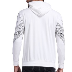 Sudadera con Capucha Blanca para Hombre, de Primera Calidad, con Estampado por Sublimación, Corte Regular, Informal, de Algodón Tejido para Otoño - Product Image 2