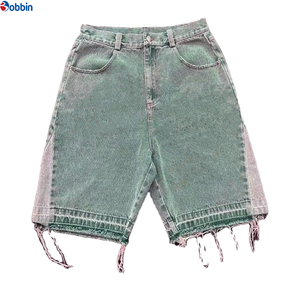 Overoles de Mezclilla para Hombre, Cintura Media, Casuales, Cortos, Transpirables, de Alta Calidad, Versátiles, Elegantes, para Verano y Actividades al Aire Libre - Product Image 3