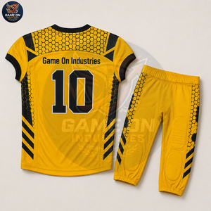 Custom Logo Private Label Sublimation Jersey and Padded Pants Sets Customized Made Newest OEM ODM American Football Uniform - Product Image 4