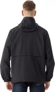 Men's Lightweight Jacket Windbreaker <b>Packable</b> Hooded <b>Raincoat</b> for Hiking Outdoor with Zippered Pocket - Product Image 5