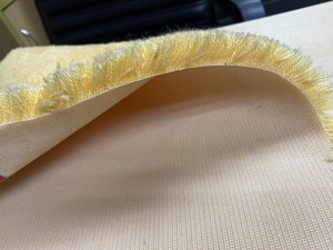 Rodillo de Pintura Ecológico, Color Amarillo, con Pegamento Resistente, Tela Cepillada 100% Poliéster, 600gsm, Ancho 58/60 Pulgadas, Hecho para Niñas - Product Image 6