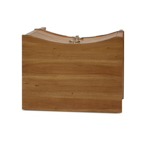 Boneda Nightsand Made Of Mahogany Wood <b>High</b> Quality With Natural Finishing For Indoor Use - Product Image 5