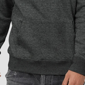 เสื้อฮู้ดดี้ผ้าฟลีซปักลายสำหรับผู้ชาย ผ้าฝ้าย 100% อุ่นสบาย ใส่ได้ทุกวัน เหมาะสำหรับฤดูหนาว สไตล์ลำลอง สปอร์ต สตรีทแวร์ มีกระเป๋า เป็นมิตรต่อสิ่งแวดล้อม - Product Image 4