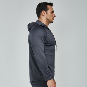 Sudadera con Capucha, Ropa Deportiva de Invierno, Cálida, Informal, Camiseta de Manga Larga para Correr, Ropa de Gimnasio para Hombre, Logotipo Personalizado - Product Image 6