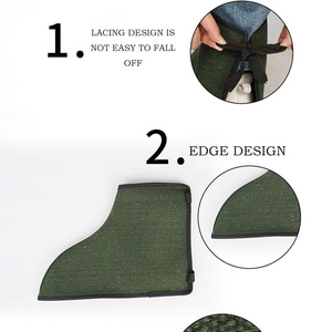 Cubrebotas de Lona para Soldadura, Resistentes al Calor/Abrasión, Retardantes de Llama, Anticorte, Ropa de Seguridad Industrial - Product Image 6