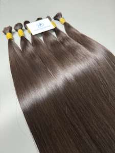 Vente en gros de cheveux humains vierges vietnamiens Loose Deep Wave Tape-In Double perruques fermetures en vrac naturel droit Super Wave pré-collé - Product Image 3