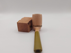 Pipa de Tabaco de Madera Lacada Ecológica Hecha a Mano, Madera Natural por Tradebyd - Product Image 3